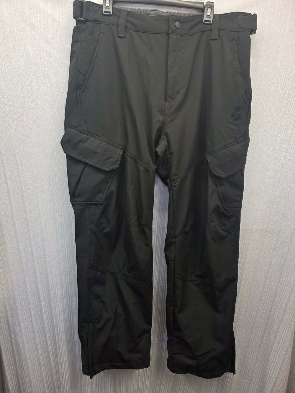 Gerry Men's Fleece Lined Snow Tech Cargo Pants Black XL